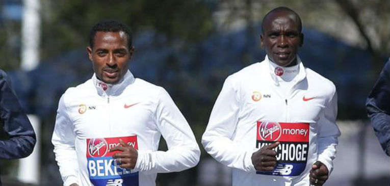 kipchoge vs bekele